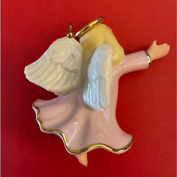 ☘️$12bundled Angel Cupid Ornament Pink, Gold trim and Harp Hanging Decoration - Picture 4 of 10